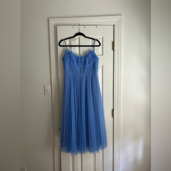 Monique Lhuillier Tulle Midi Dress - Picture 2 of 4